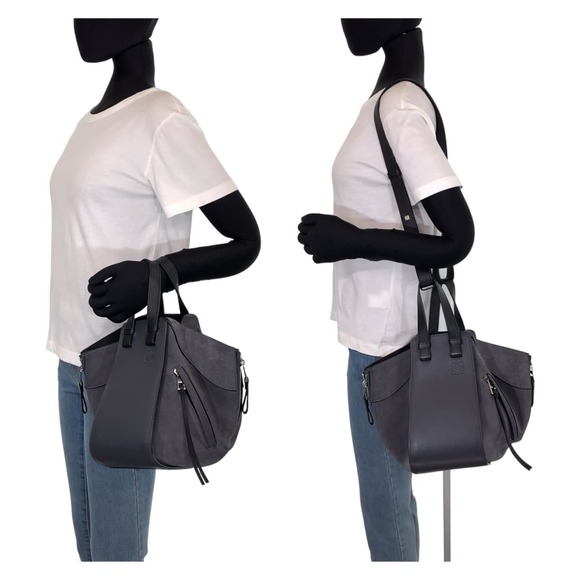 Loewe Loewe Anagram Hammock Suede Leather 2WAY Bag Leather Shoulder Bag - Picture 6 of 8